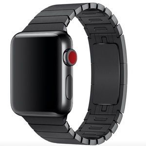 Space Black Link Bracelet Black